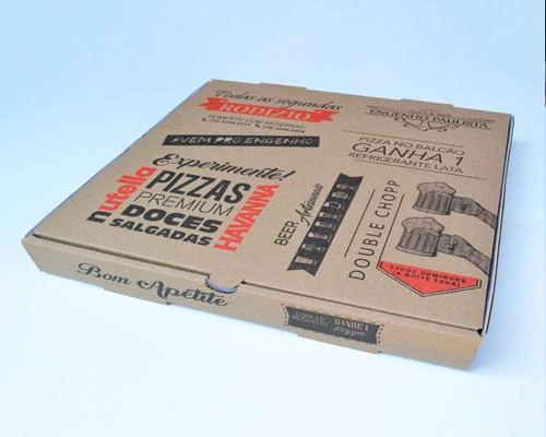 Imagem ilustrativa de Caixa de pizza quadrada